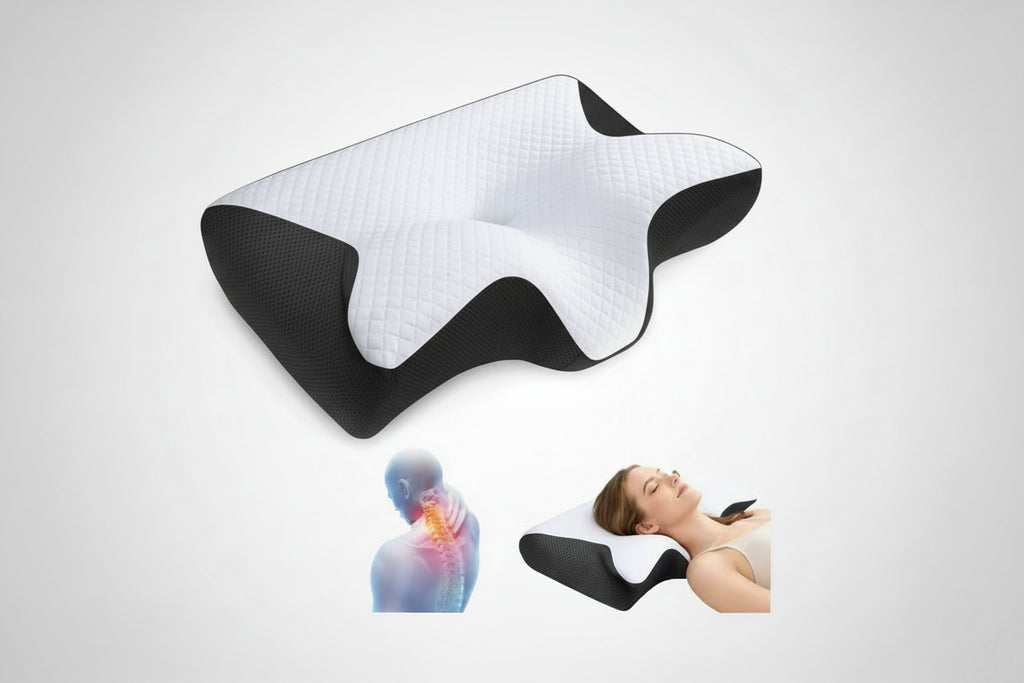 NeckRest Pro™ – Ortopedisk Minnesskumskudde för Nacksmärta